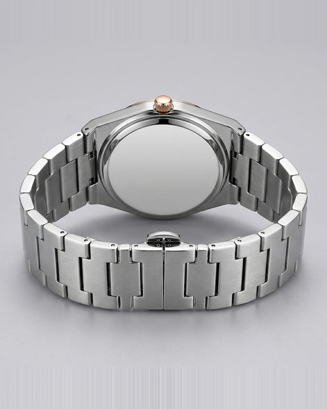 Men's Sunburst Emerald Dial Steel Bracelet Watch Day-Date – Valedrian — view 3
