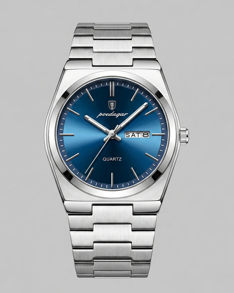 Men's Sunburst Emerald Dial Steel Bracelet Watch Day-Date – Valedrian — view 31