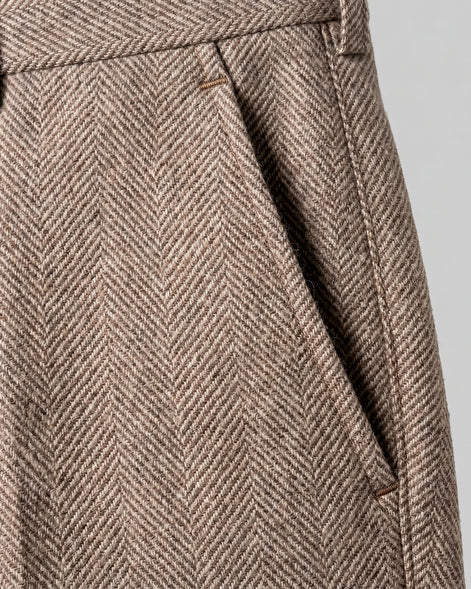 Men's Tailored Ankle-Length Trousers Beige Brown S–4XL - Valedrian — view 14