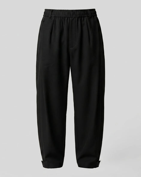 Men's Tapered Trousers Drawstring Waist Buttoned Cuffs – Valedrian — view 15