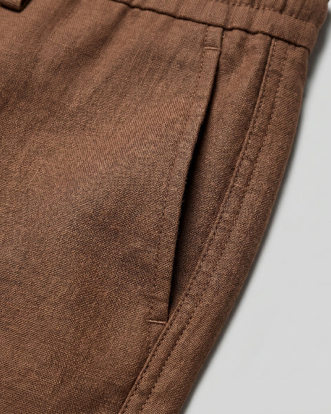 Men's Tapered Trousers Drawstring Waist Buttoned Cuffs – Valedrian — view 19