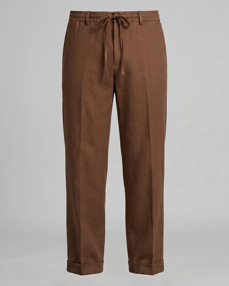 Men's Tapered Trousers Drawstring Waist Buttoned Cuffs – Valedrian — view 20