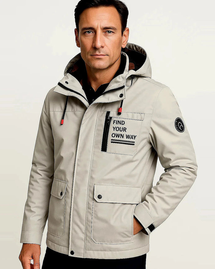 Technical Parka | Water-Resistant Hooded Outerwear