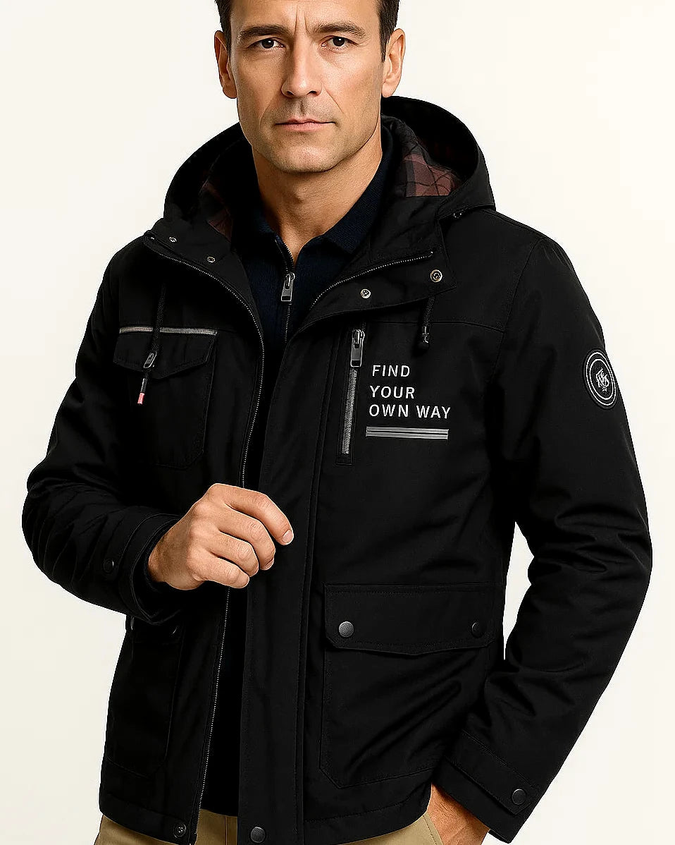 Technical Parka | Water-Resistant Hooded Outerwear — view 3