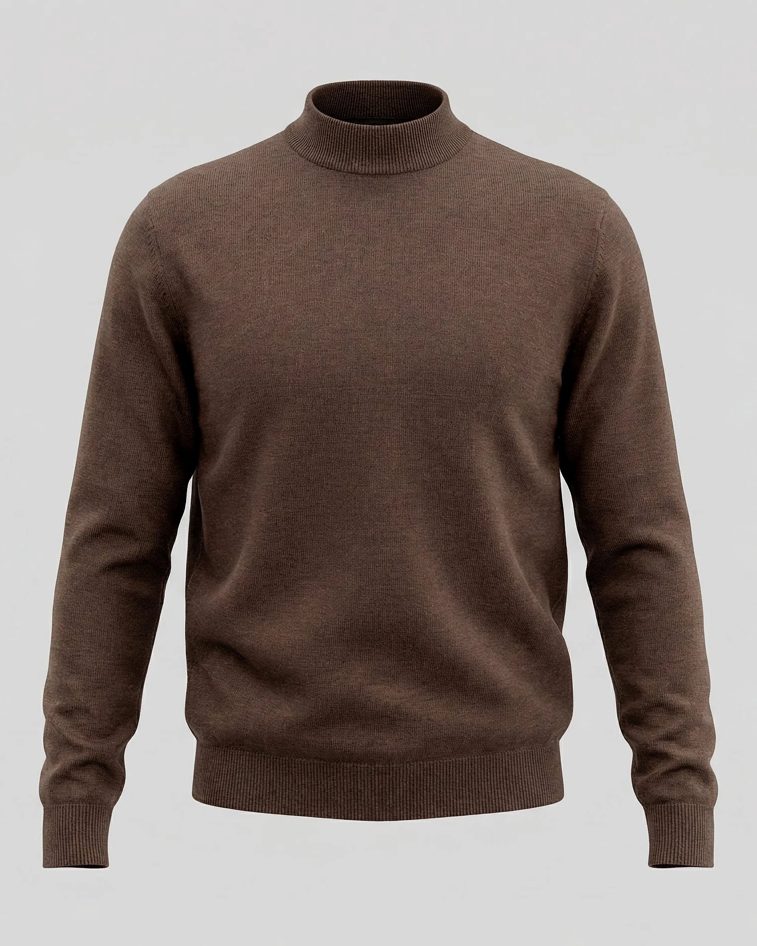 Men's Turtleneck Roll Neck Sweater Brown Navy Sizes S–XL – Valedrian — view 19