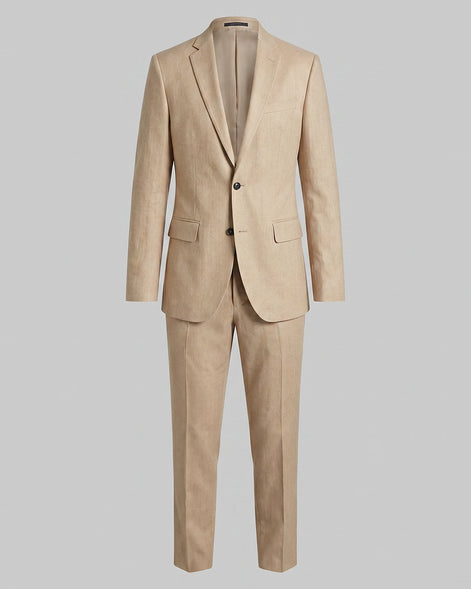 Men's Two Piece Suit Set Navy & Grey Slim Fit Blazer Trousers - Valedrian — view 8