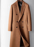 Overcoat, Wool Blend, Double-Breasted, Camel