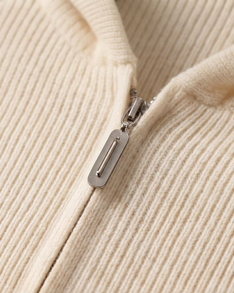 Men's Wool Zip Up Hoodie Light Gray & Blue S–3XL - Valedrian — view 17