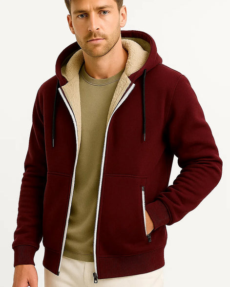 Men’s Zip-Up Fleece Hoodie | Soft Lined | Everyday Comfort — view 5