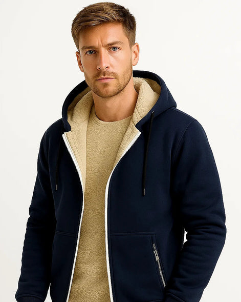 Men’s Zip-Up Fleece Hoodie | Soft Lined | Everyday Comfort — view 6