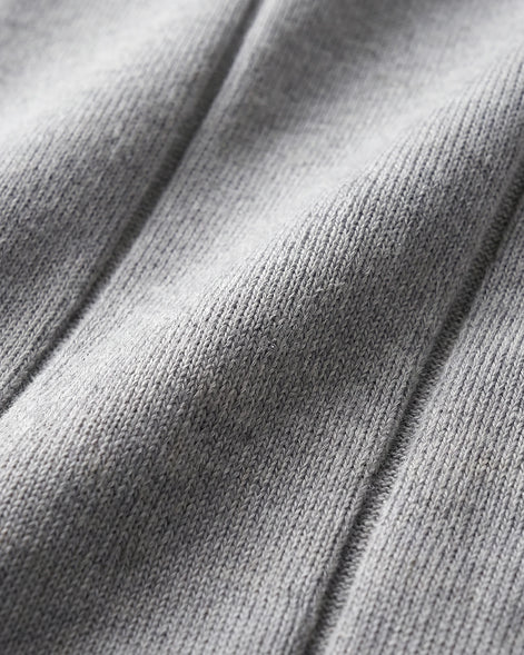 Men's Zipped Polo Shirt Knit Zip Collar Gray & Black - Valedrian — view 5