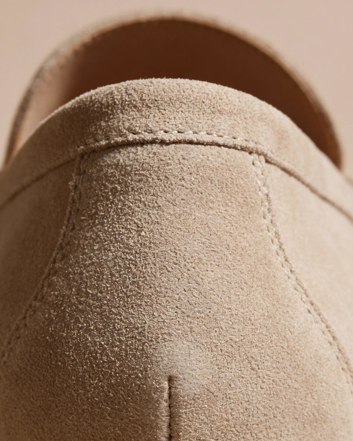 Suede Loafers Men Beige PU Penny Strap Slip-On Moccasin | Valedrian — view 17