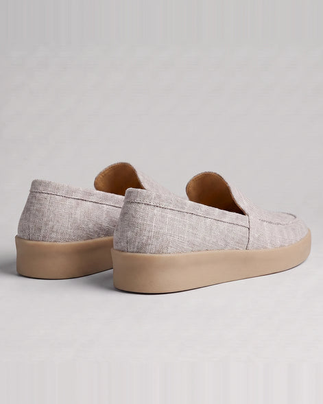 Suede Loafers Men Sheep Suede Slip-On Moc-Toe Sand - Valedrian — view 27
