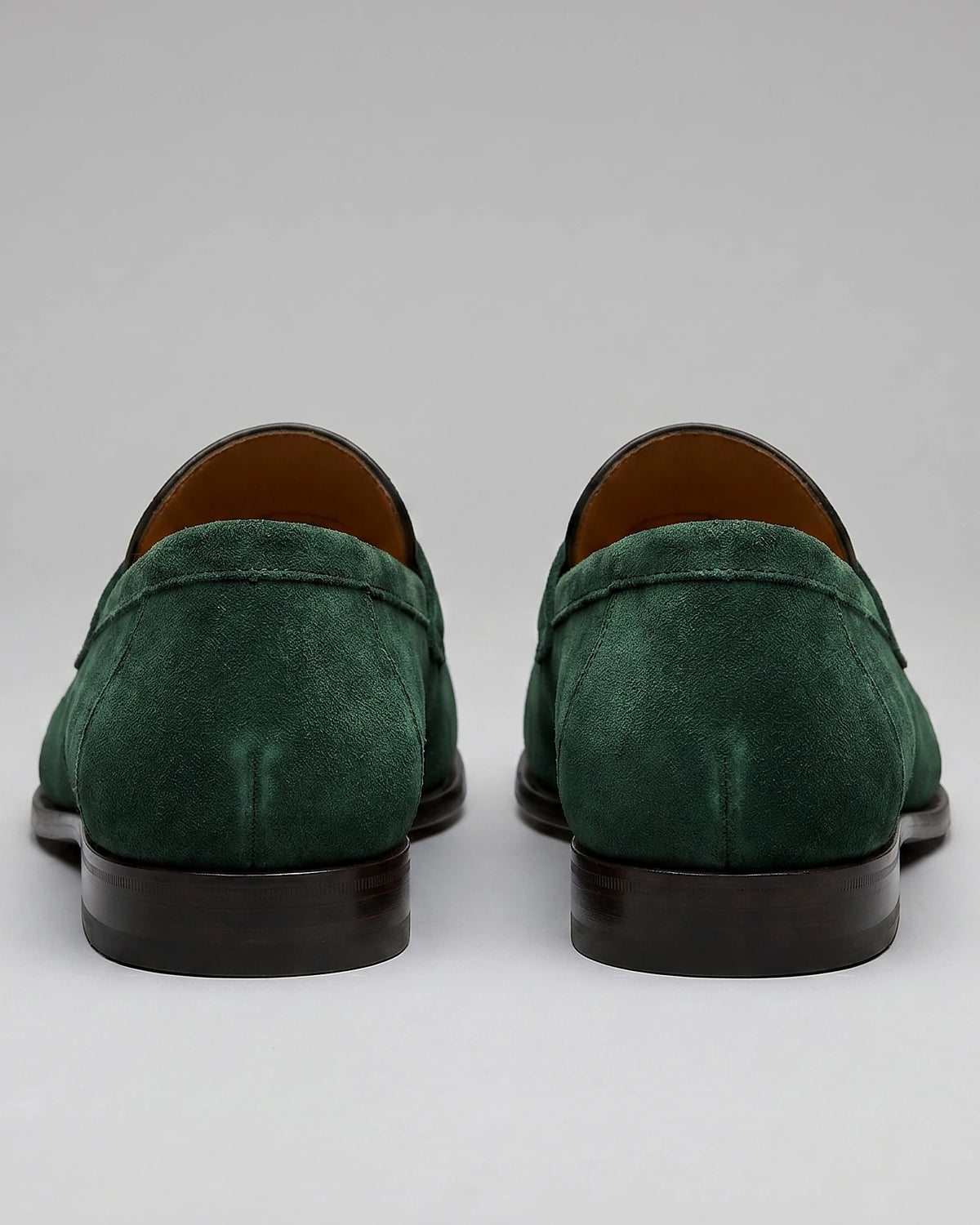 Suede Loafers Men Tan Penny Loafers PU Suede-Effect - Valedrian — view 40