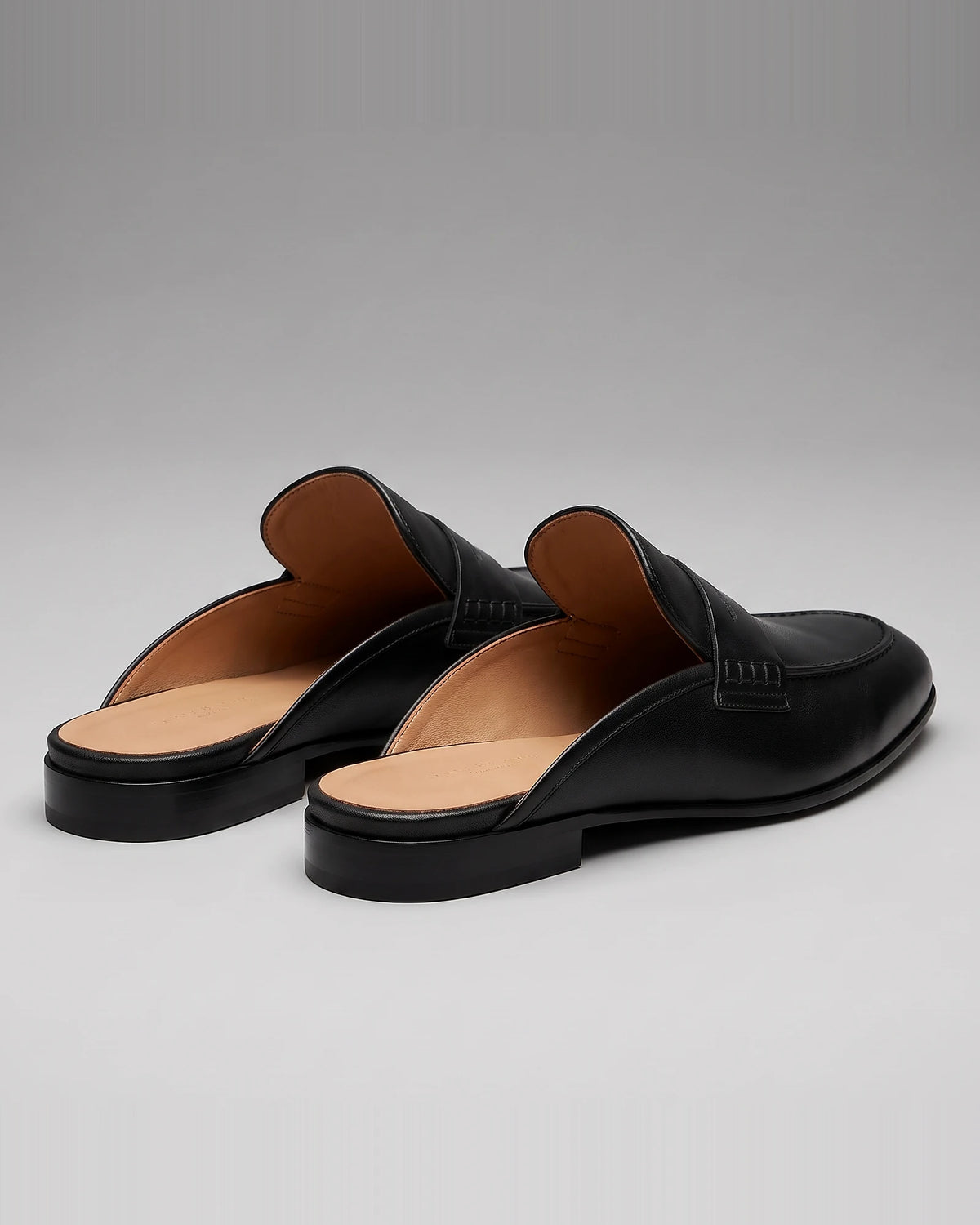 Suede Penny Loafers Men Backless Beige Slip-On - Valedrian — view 9