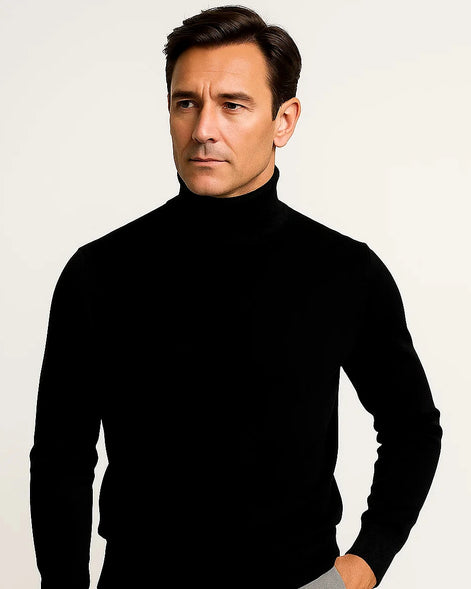 Turtleneck Sweater | Wool Blend | Regular Fit — view 2