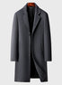 Wool Overcoat | Slim Fit Single-Breasted | Suit Collar