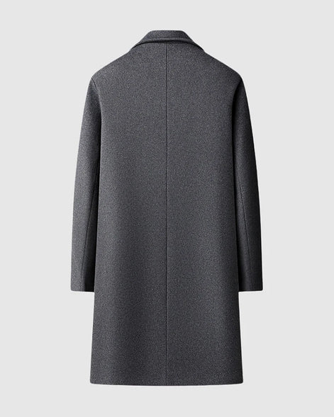 Wool Overcoat | Slim Fit Single-Breasted | Suit Collar — view 2