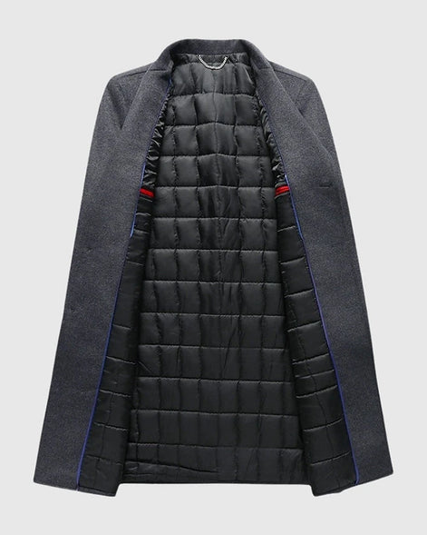 Wool Overcoat | Slim Fit Single-Breasted | Suit Collar — view 3
